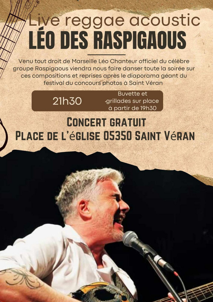 Affiche concert leo